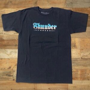 Thunder Chrome Tee Black Medium
